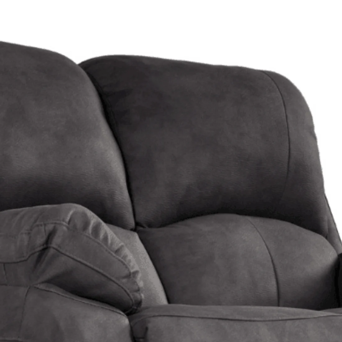 Pittsburgh Grey Fabric Electric 3 Seater Sofa