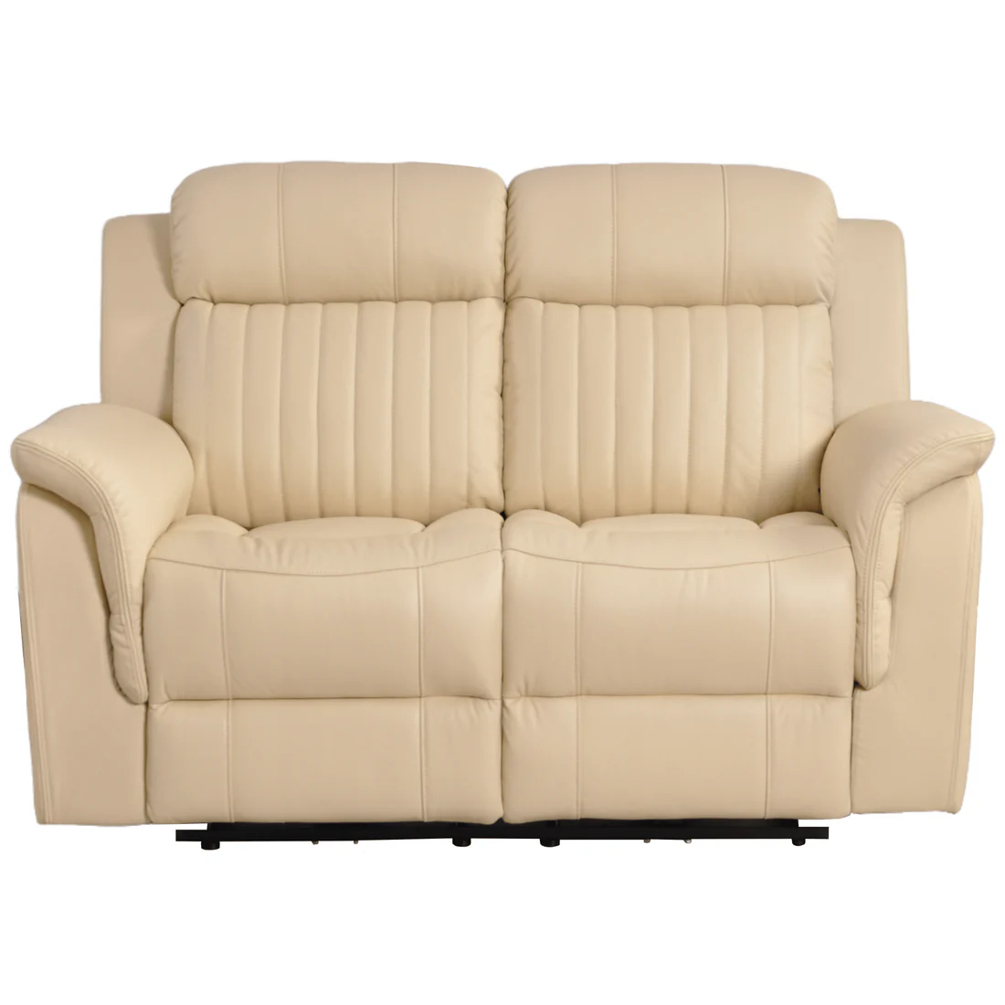 Bravado Genuine Leather Tan Electric Power Recliner 2 Seater