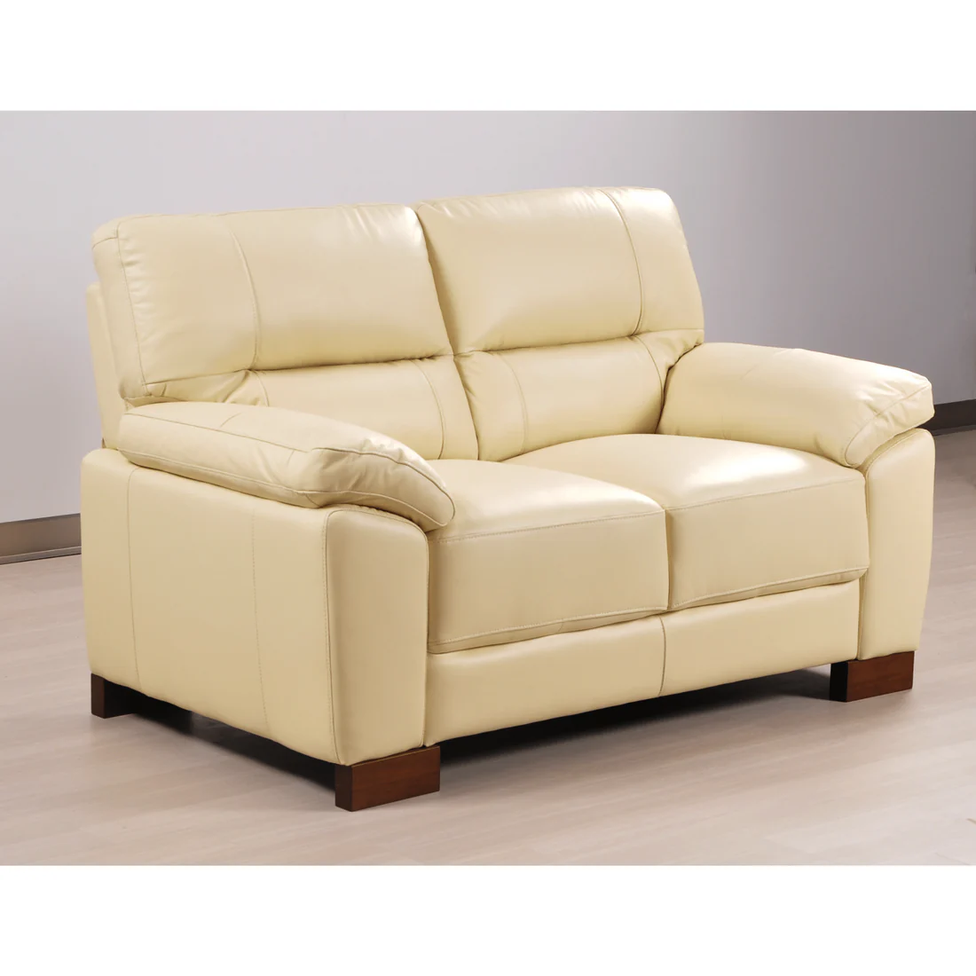 Pavilion Genuine Leather Tan 2 Seater Sofa