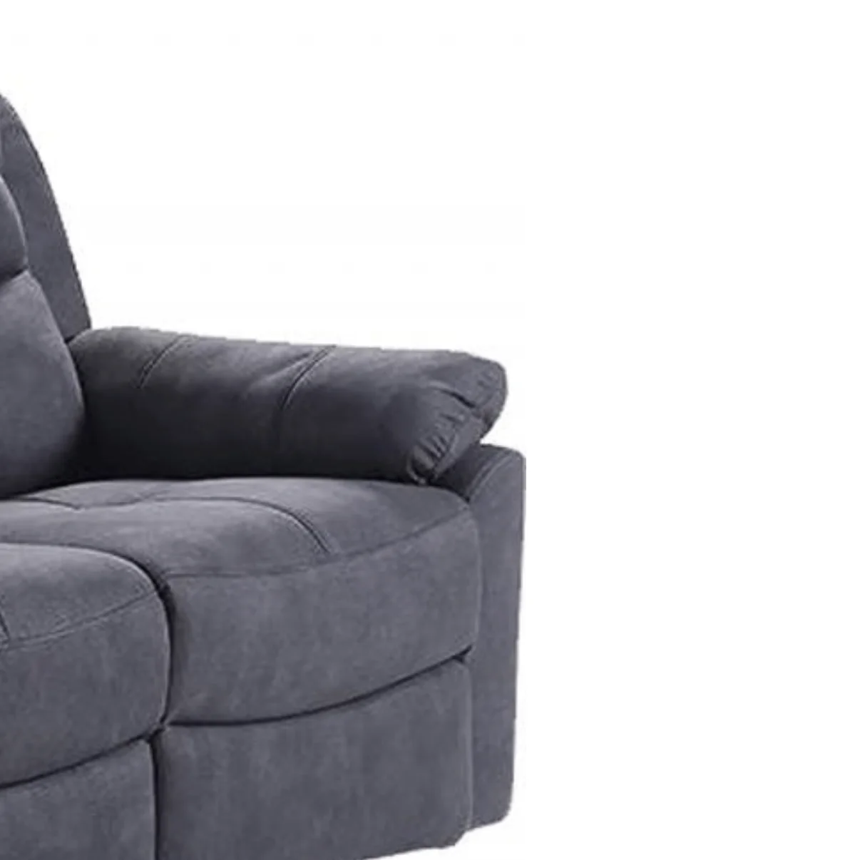Gilford Grey Fabric Manual Recliner 2 Seater