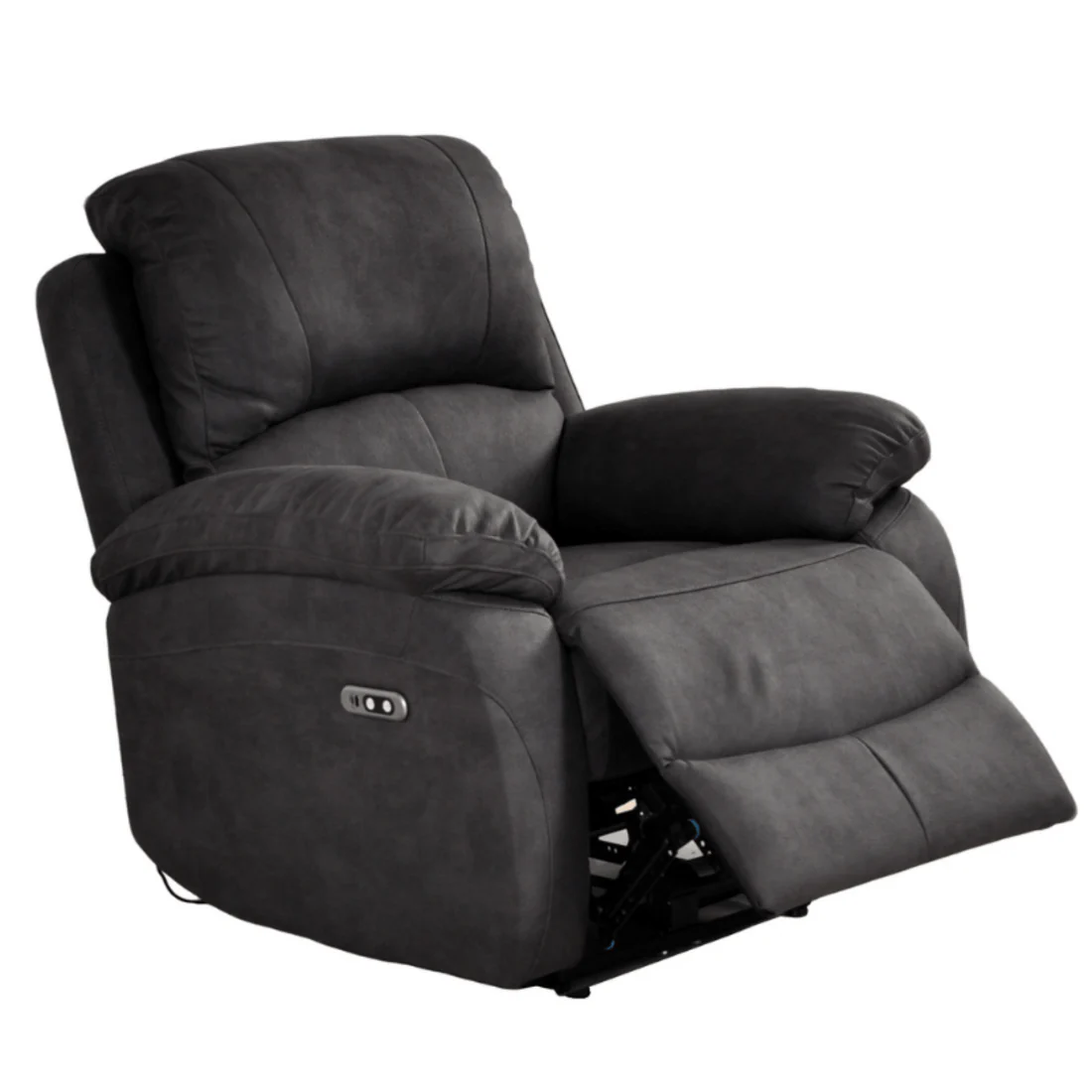 Pittsburgh Grey Fabric Electric Armchair
