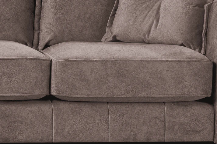 Avanti Right Hand Fabric Corner Chaise - Chocolate