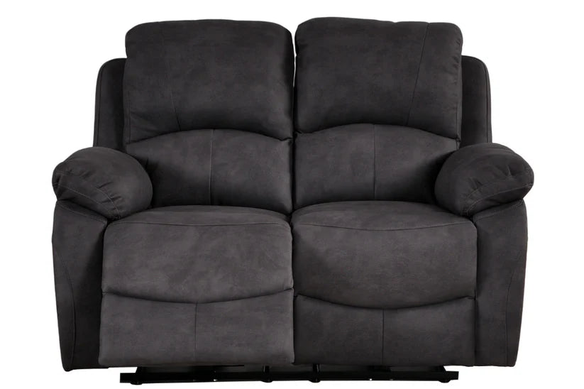 Pittsburgh Grey Fabric Electric Recliner 2+2 Seater Sofa Set