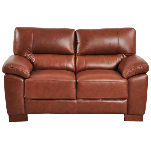 Pavilion Genuine Leather Tan 2+2 Seater Sofa Set