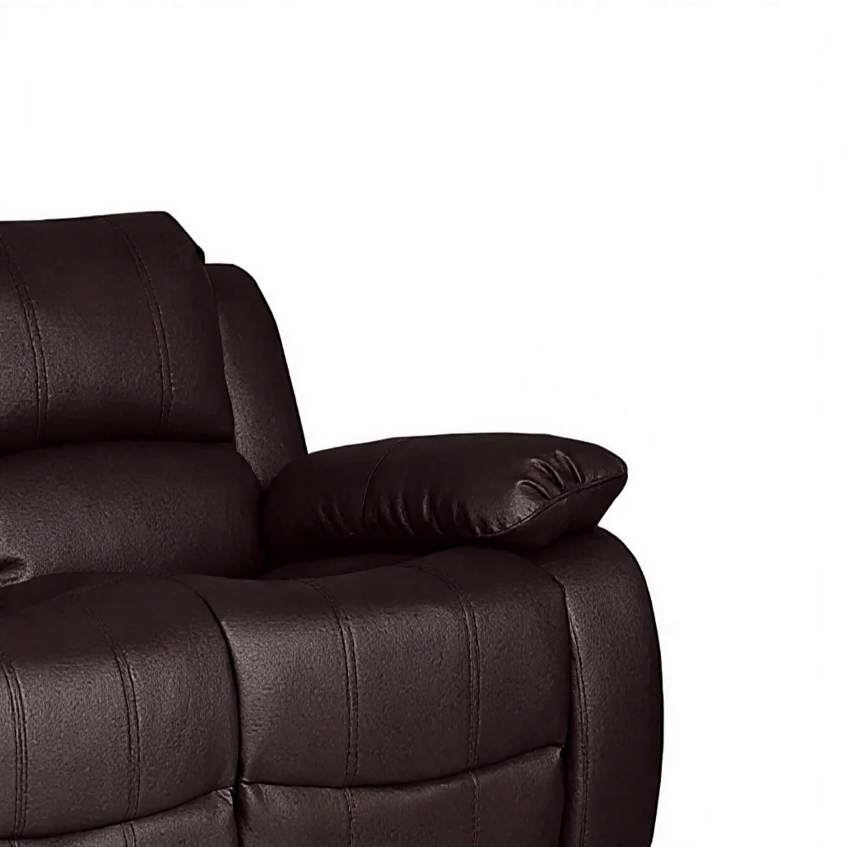 Brooker Brown Leather 2+1+1 Seater Sofa Set