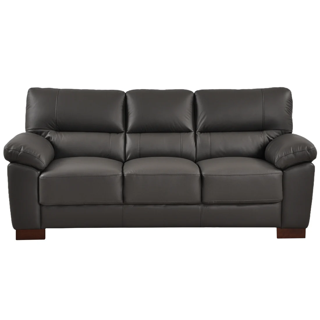 Pavilion Genuine Leather Grey 3+2 Seater Sofa Set