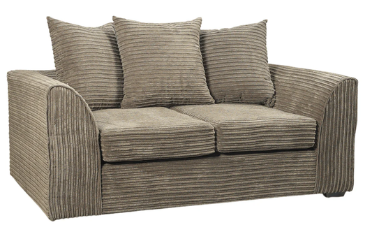 Cordelle Caramel Fabric 2 Seater Sofa