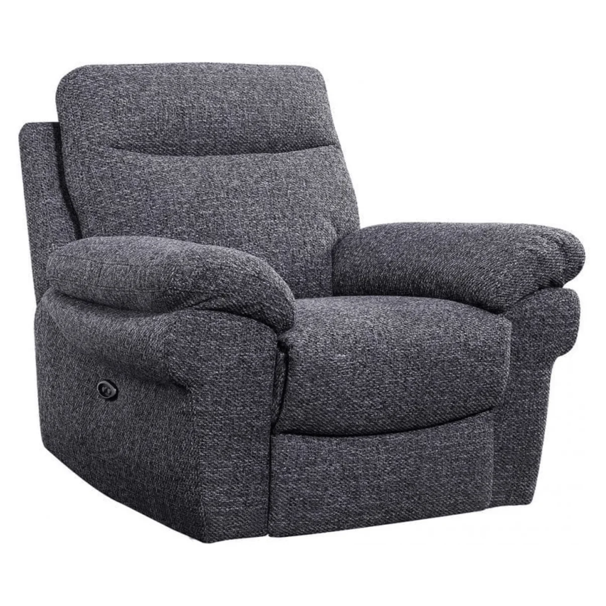 Tamla Grey Fabric Electric Recliner Armchair