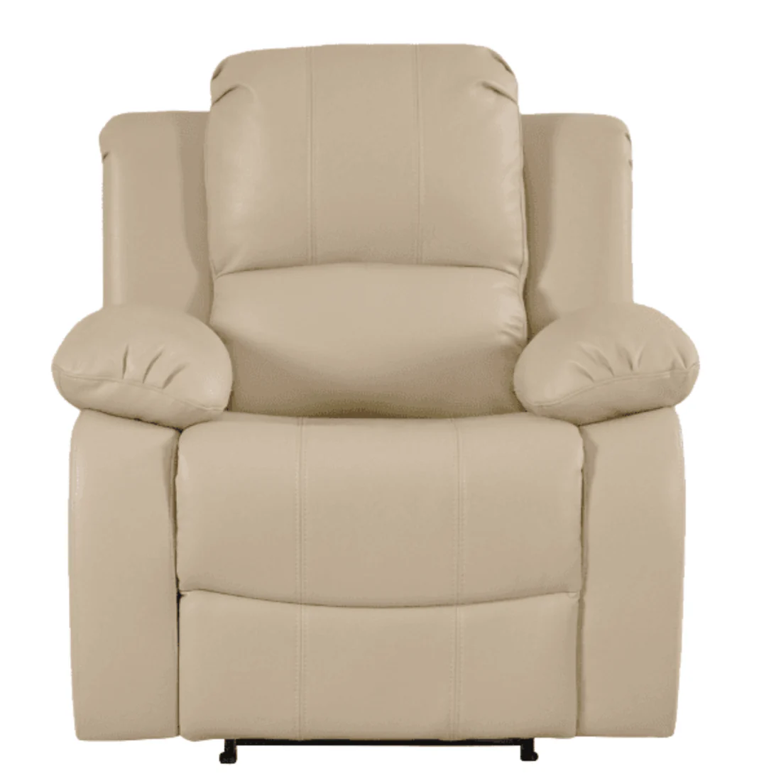 Seville Cream Leather Manual Recliner 3+2+1 Seater Sofa Set
