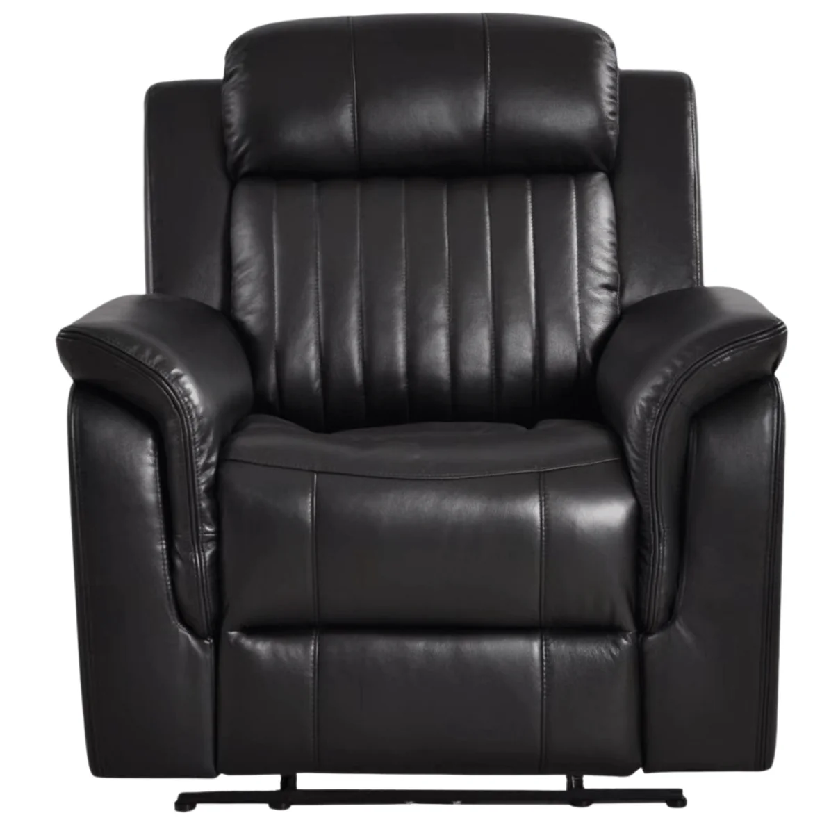 Bravado Genuine Leather Black Electric Power Recliner 3+2+1 Seater Sofa Set