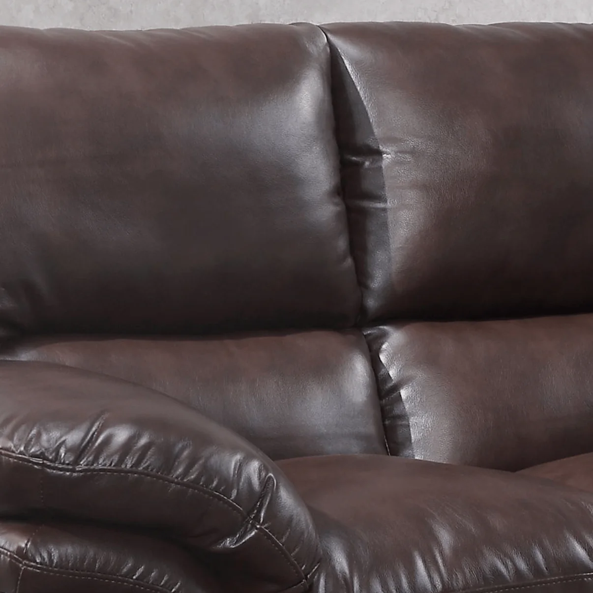 Amaya Brown Leather 3+2 Seater Sofa Set