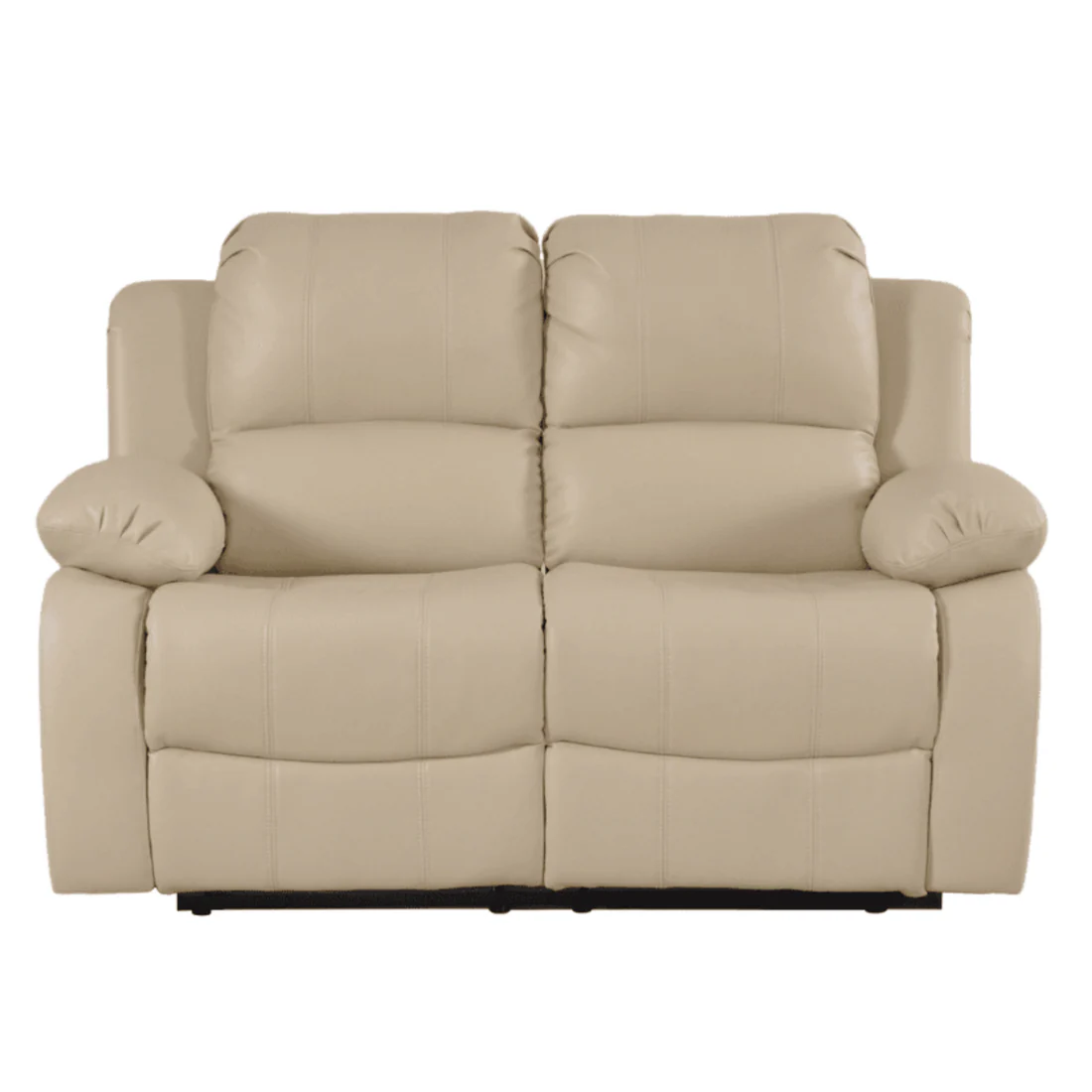 Seville Cream Leather Manual Recliner 3+2 Seater Sofa Set