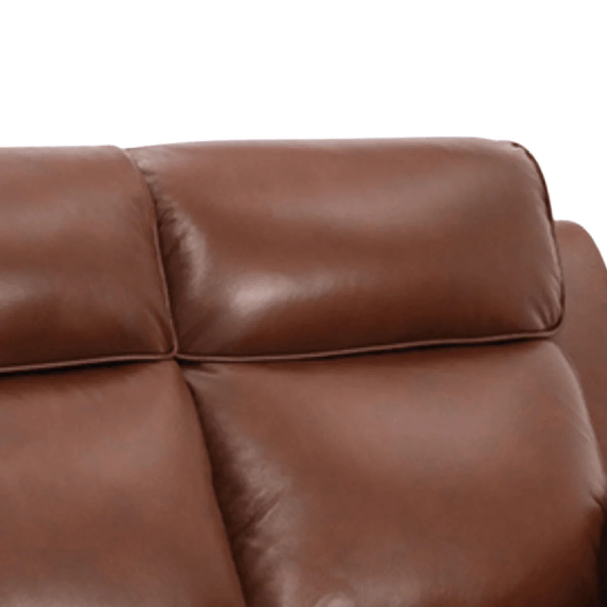 Nevara Genuine Leather Tan Electric Power Recliner 2 Seater
