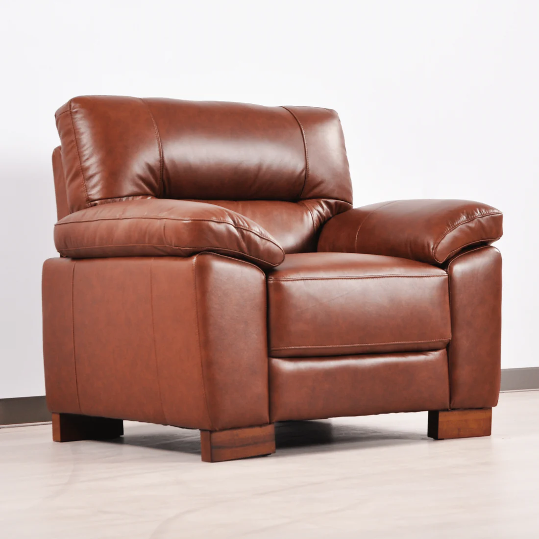 Pavilion Genuine Leather Tan 3+2+1 Seater Sofa Set