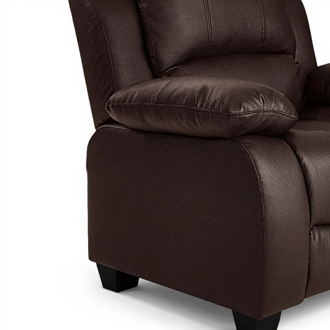 Brooker Brown Leather Armchair