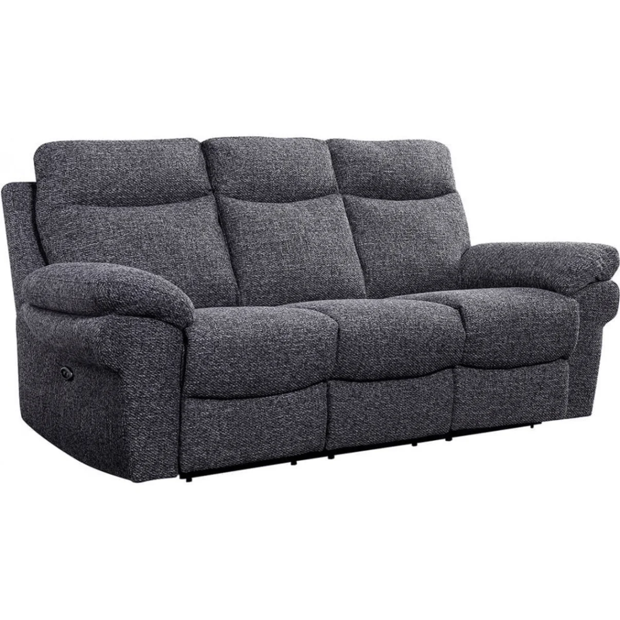 Tamla Grey Fabric Electric Recliner 3+2+1 Seater Sofa Set