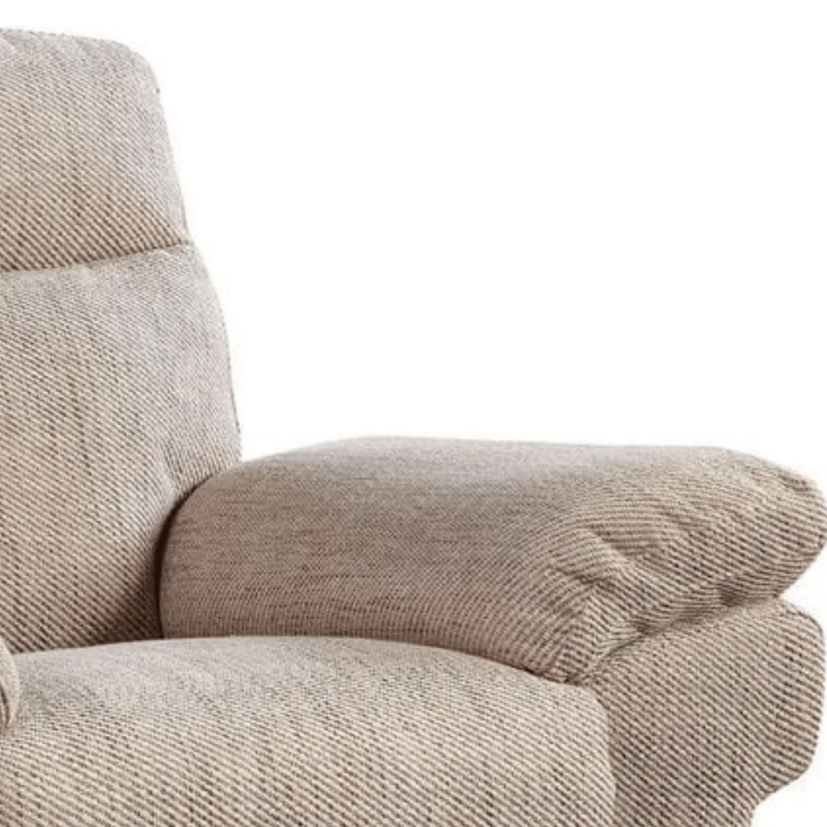 Tamla Beige Fabric Electric Recliner 2+2 Seater Sofa Set