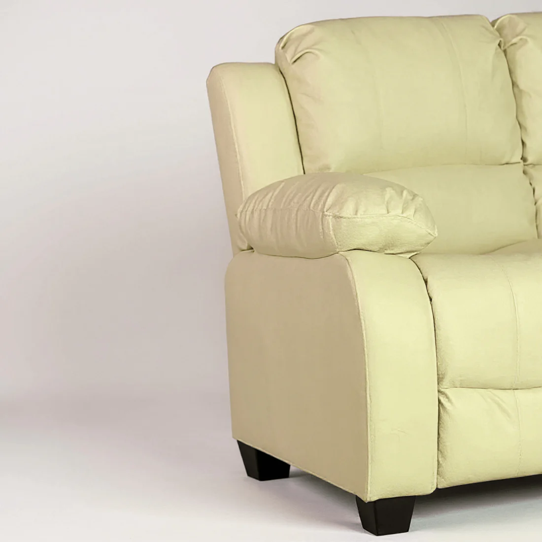 Brooker Cream Leather Armchair