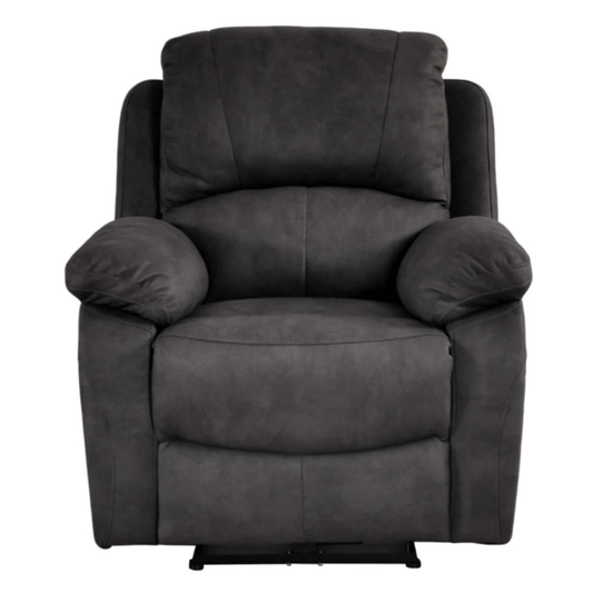 Pittsburgh Grey Fabric Electric Armchair