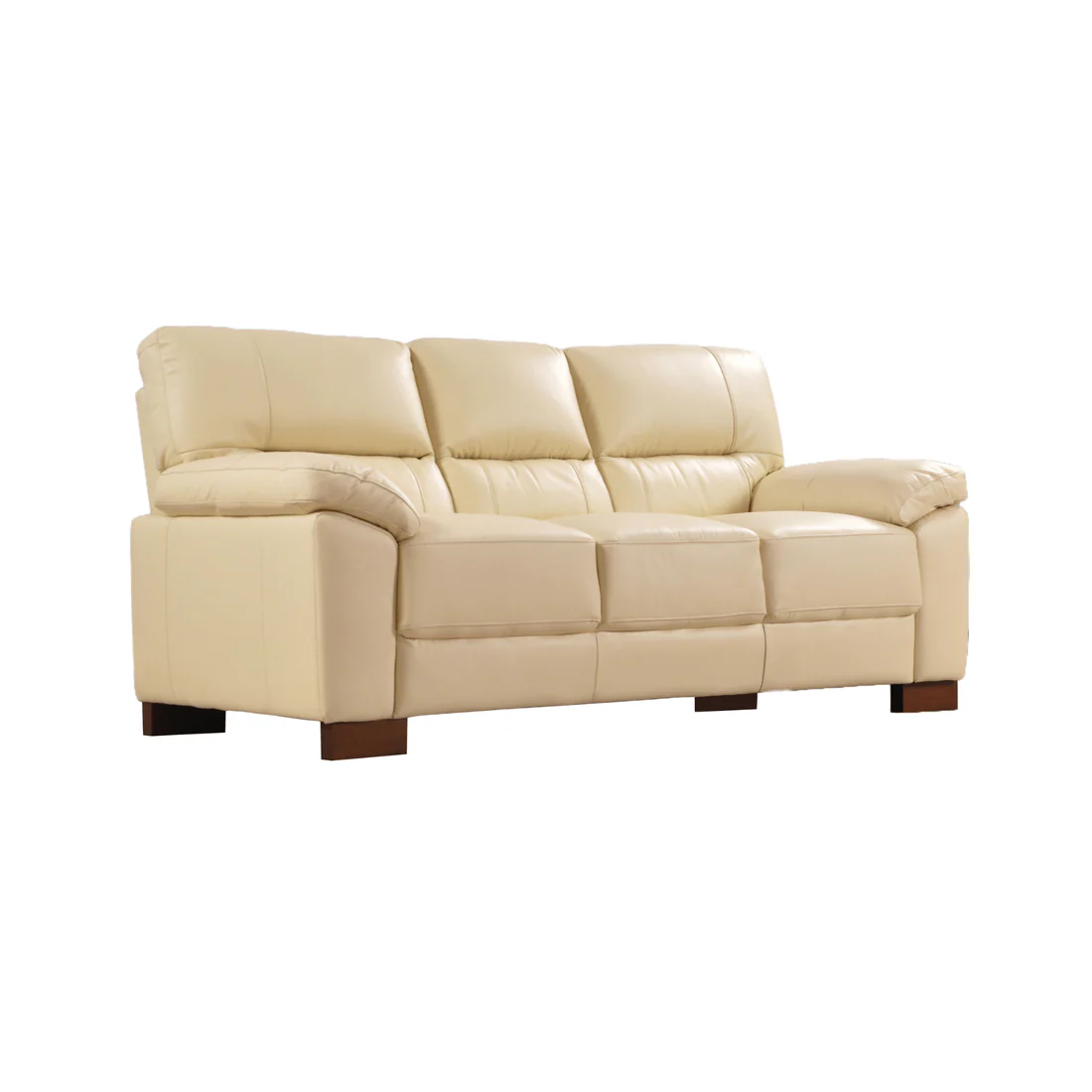 Pavilion Genuine Leather Cream 3+2+1 Seater Sofa Set