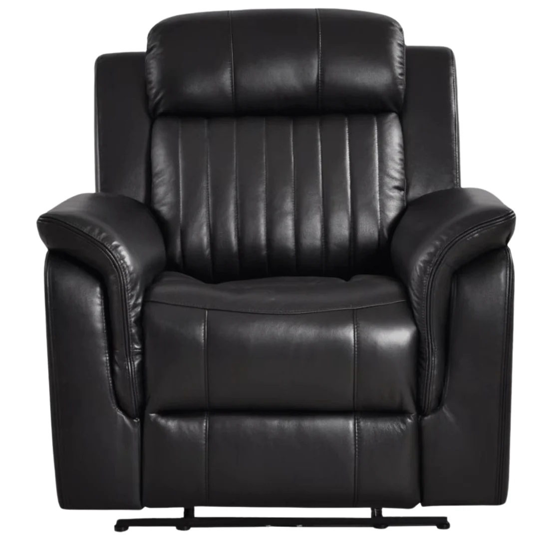 Bravado Genuine Leather Tan Electric Power Recliner Armchair
