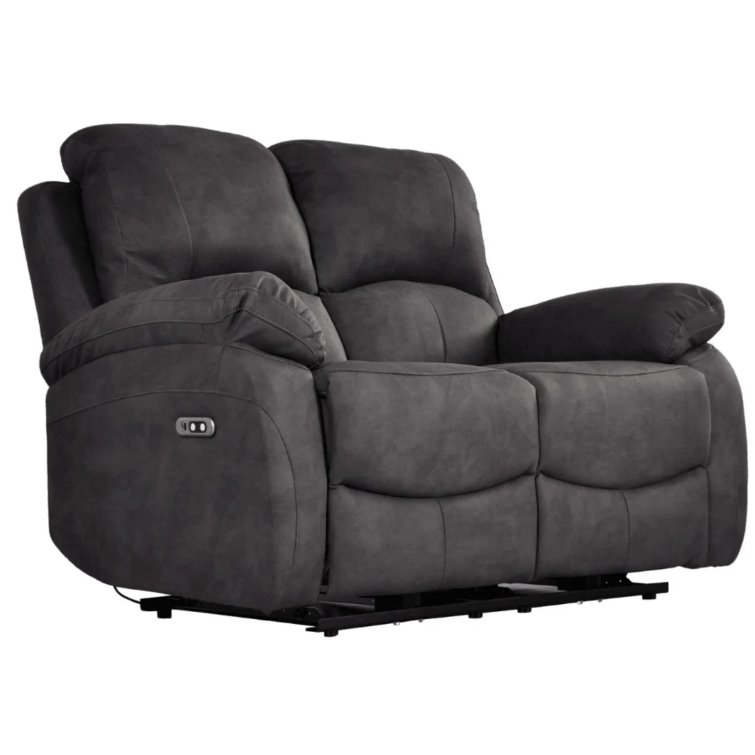 Pittsburgh Grey Fabric Electric Recliner 3+2+1 Seater Sofa Set