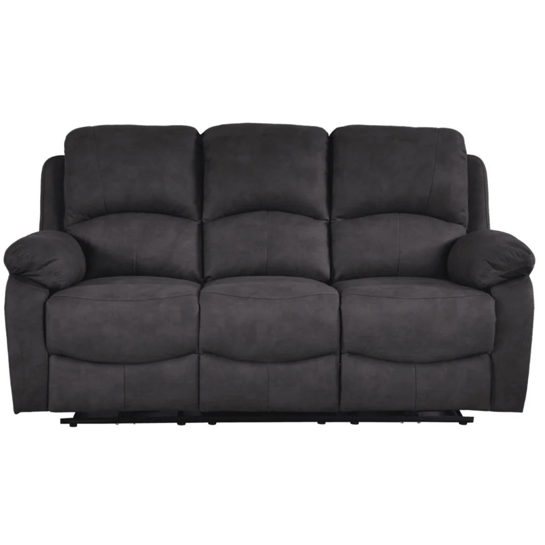 Pittsburgh Grey Fabric Electric Recliner 3+2+1 Seater Sofa Set