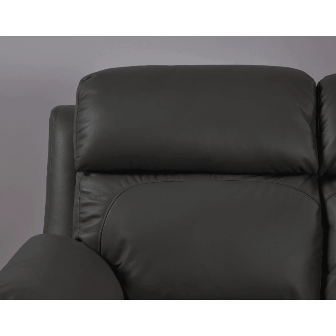 Newsome Genuine Leather Grey Electric Power Recliner 2+1 Seater Sofa Set