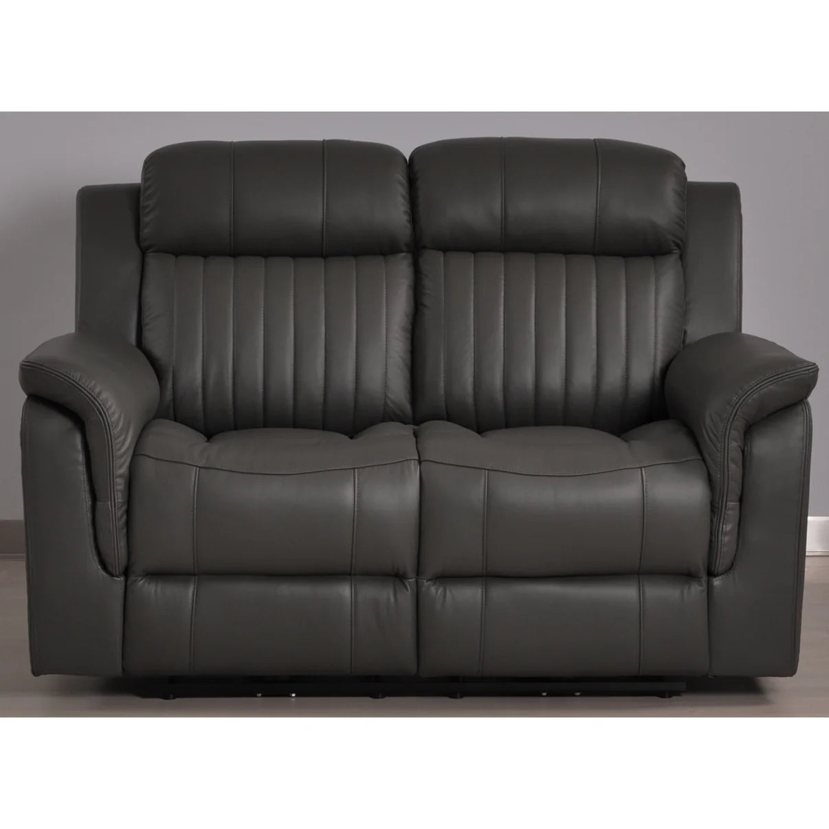 Bravado Genuine Leather Grey Electric Power Recliner 3+2+1 Seater Sofa Set