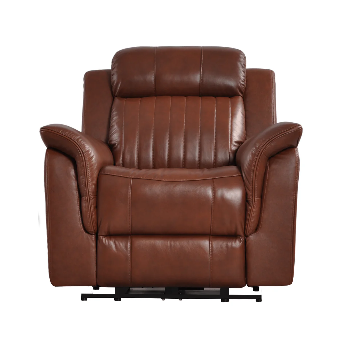 Bravado Genuine Leather Tan Electric Power Recliner 3+2+1 Seater Sofa Set