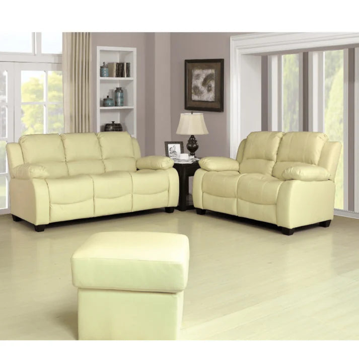 Brooker Brown Leather 3+2 Seater Sofa Set